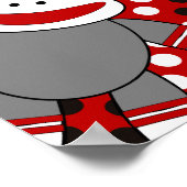 Sock Monkey Nursery Wall Art Poster (Hoek)