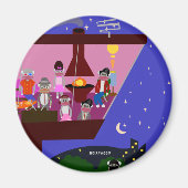 Sock Monkey ook Magneet (Voorkant)