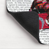 Sock Monkey op brommer Muismat (Hoek)