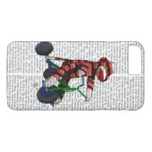 Sock Monkey op Tricycle Case-Mate iPhone Case (Achterkant (Horizontaal))