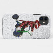 Sock Monkey op Tricycle Case-Mate iPhone Case (Achterkant (horizontaal))