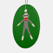 Sock Monkey Ornament (Links)