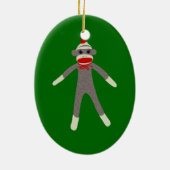 Sock Monkey Ornament (Achterkant)