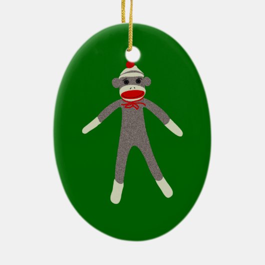 Sock Monkey Ornament (Achterkant)