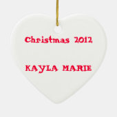 SOCK MONKEY ORNAMENT PERSONALISEERD (Achterkant)