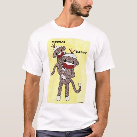Sock Monkey papa 01 Shirt (Voorkant)