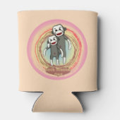 Sock Monkey papa Blikjeskoeler (Achterkant)