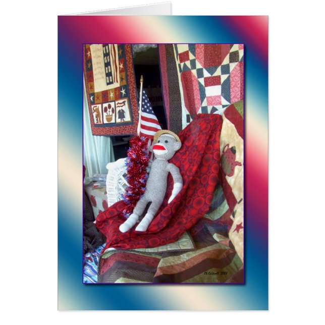 Sock Monkey Patriot (Voorkant)