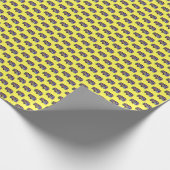 Sock Monkey Peace Bus  Cadeaupapier (Hoek)