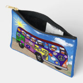 Sock Monkey Peace Bus Etui (Open)