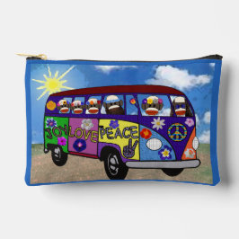 Sock Monkey Peace Bus Etui