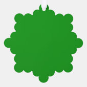 Sock Monkey Peace Bus Paper Ornament Card Kaart (Achterkant)