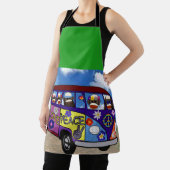 Sock Monkey Peace Bus  Schort (Insitu)