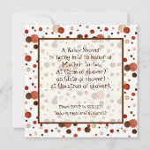 Sock Monkey Pedal Car, Boy Baby shower Invitation Kaart (Achterkant)