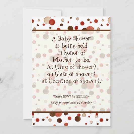 Sock Monkey Pedal Car, Boy Baby shower Invitation Kaart (Achterkant)