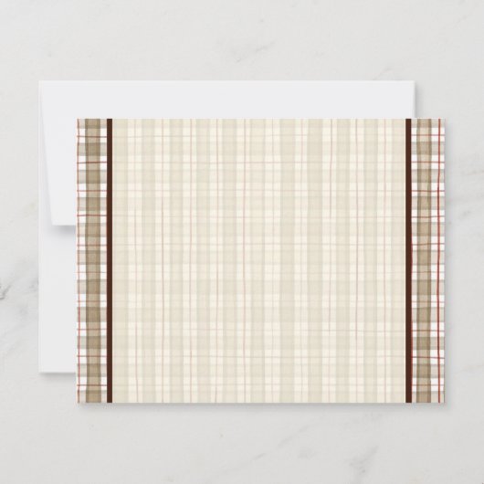 Sock Monkey Pedal Car, dank u Kaarten (Achterkant)