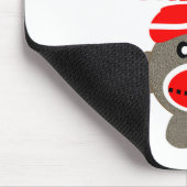 Sock Monkey "PEOPLE TASTE ZOALS CHICKEN" Muismat (Hoek)