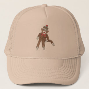 Sock Monkey-Pet Trucker Pet