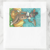 SOCK MONKEY PILGRIM THANKSGIVING STICKER SHEET Rec (Tas)