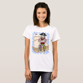 Sock Monkey Piraat T-shirt (Voorkant volledig)