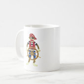 Sock Monkey Pirate Koffiemok (Voorkant links)