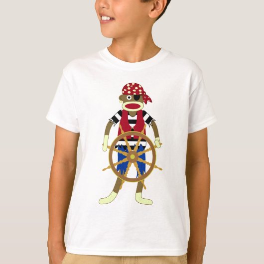 Sock Monkey Pirate T-shirt (Voorkant)