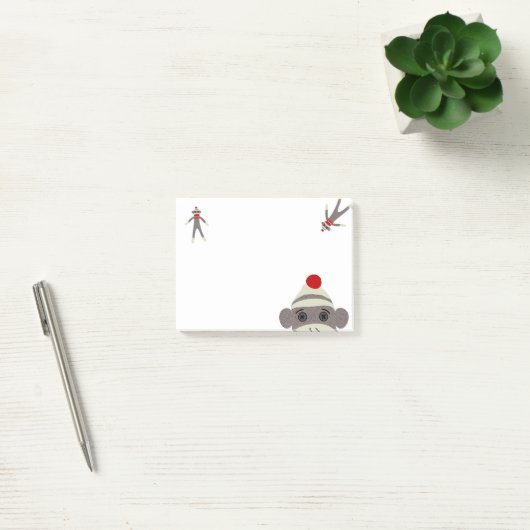 Sock Monkey Post-it® Notes (Kantoor)