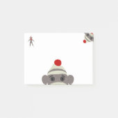 Sock Monkey Post-it® Notes (Voorkant)