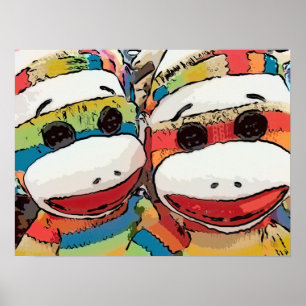 Sock Monkey-Poster Poster