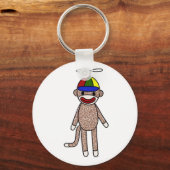 Sock Monkey Propeller Pet Sleutelhanger (Voorkant)