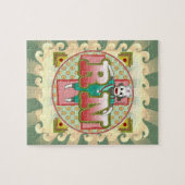 Sock Monkey RN Nurse Legpuzzel (Horizontaal)