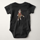 Sock Monkey Romper (Achterkant)