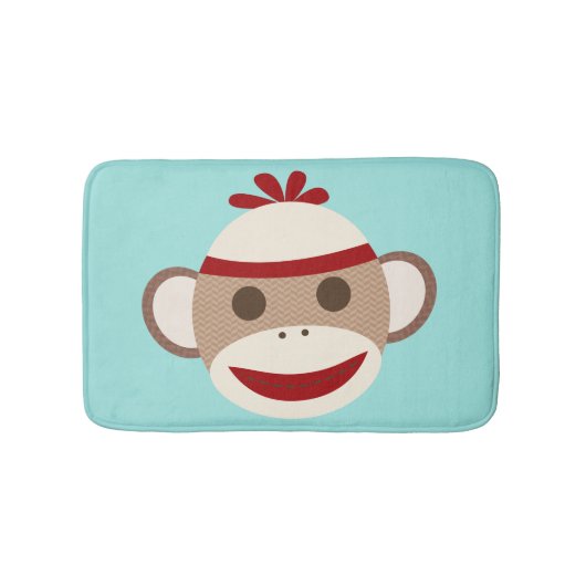 Sock Monkey Rug / Bath Mat (Voorkant)
