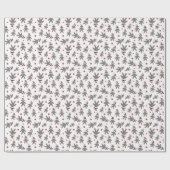 Sock Monkey Santa Hat Kleine Kerst Feestdagen Cadeaupapier (Vlak)