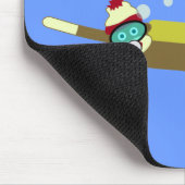Sock Monkey Scuba Diver Muismat (Hoek)