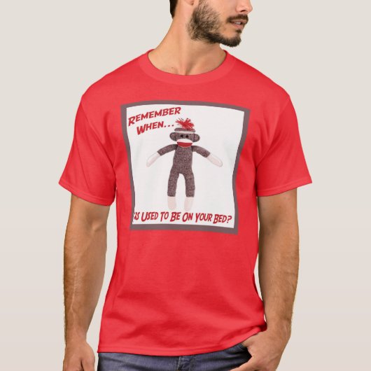Sock Monkey-Shirt T-shirt (Voorkant)