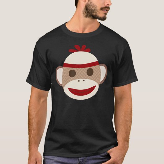 Sock Monkey-Shirt voor mannen T-shirt (Voorkant)