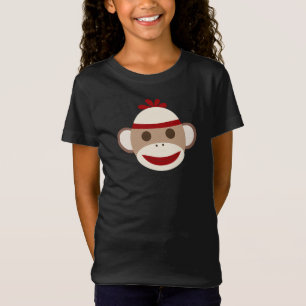 Sock Monkey-Shirt voor meisjes T-shirt