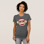 Sock Monkey-Shirt voor vrouwen T-shirt (Voorkant volledig)