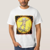 Sock Monkey Skateboard T-shirt (Voorkant)