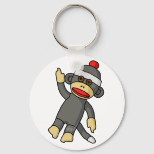 Sock Monkey Sleutelhanger