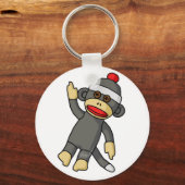 Sock Monkey Sleutelhanger (Voorkant)