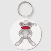 Sock Monkey Sleutelhanger (Voorkant)