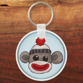 Sock Monkey Sleutelhanger (Voorkant)