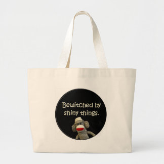 Sock Monkey Slurs Grote Tote Bag