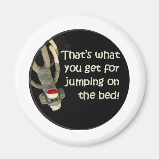 Sock Monkey Slurs Magneet (Voorkant)