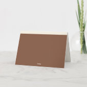 Sock Monkey Smile(jongen) Bedankkaart (Achterkant)