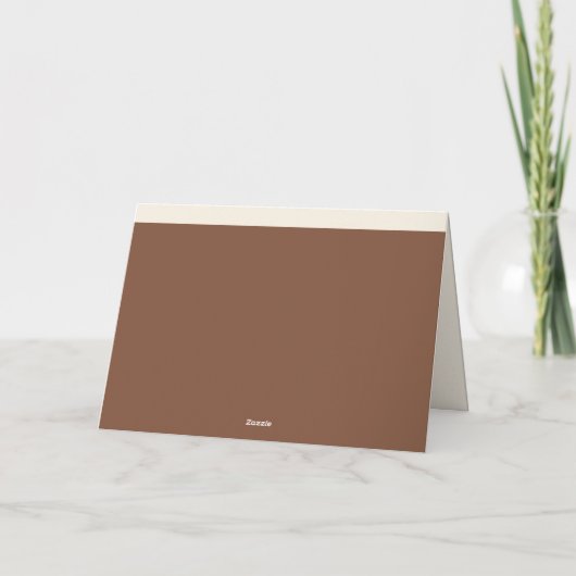 Sock Monkey Smile(jongen) Bedankkaart (Achterkant)