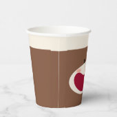 Sock Monkey Smile(jongen) Papieren Bekers (Rechts)