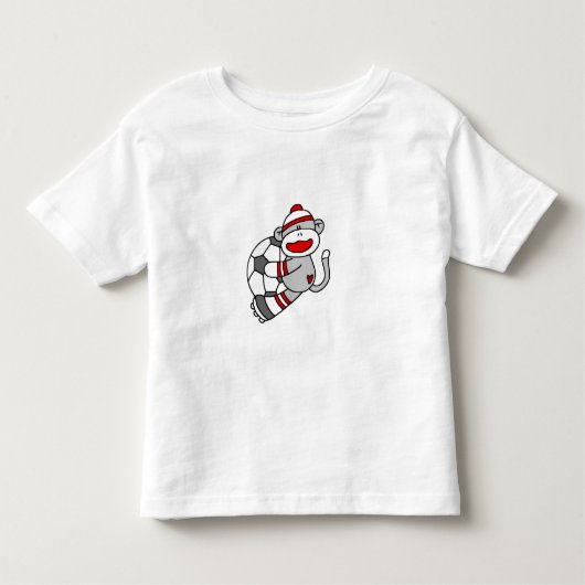 Sock Monkey Soccer Kinder Shirts (Voorkant)